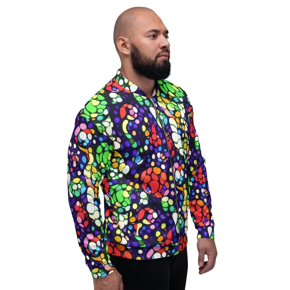 Bubble Fantasia on Bomber Jacket — Right