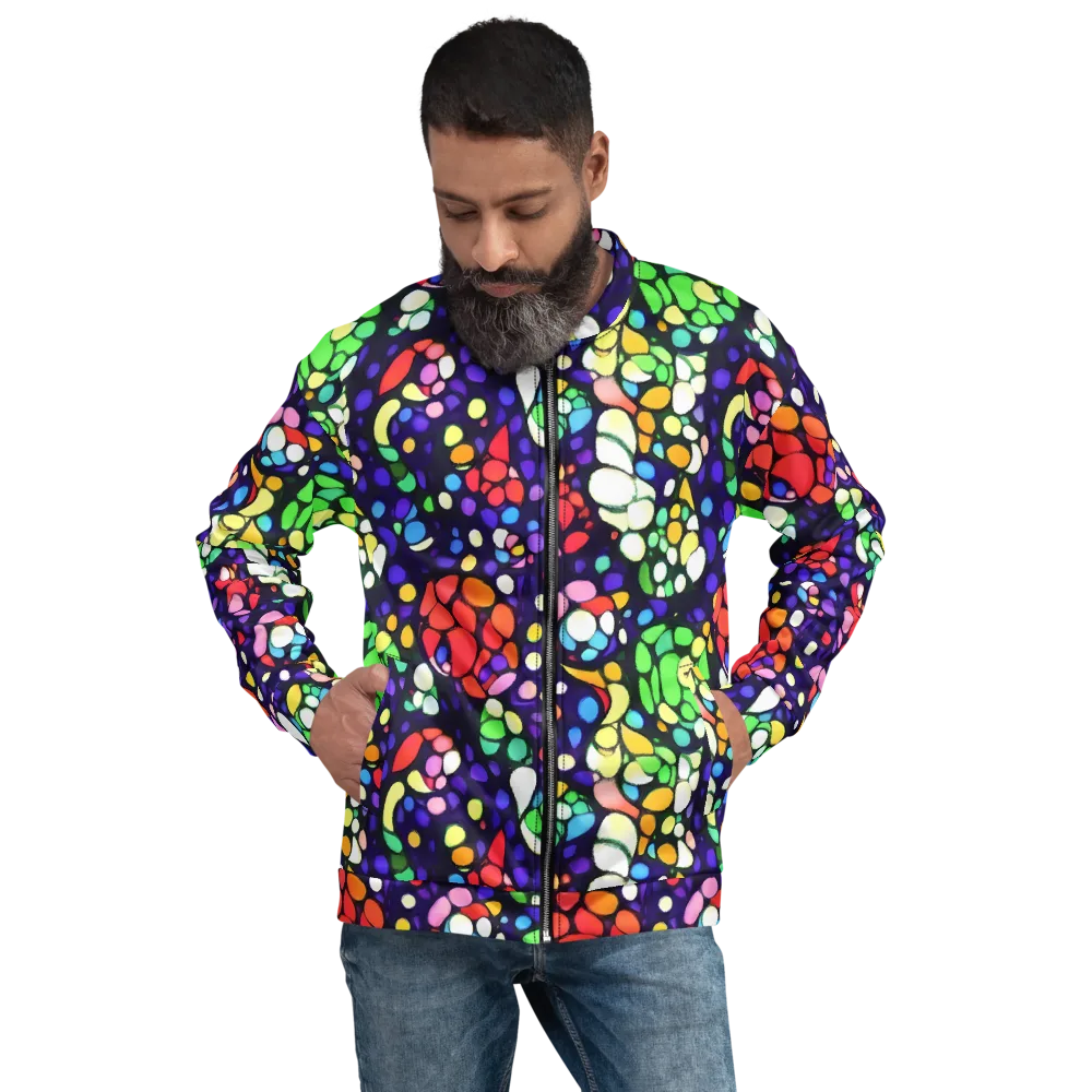 Bubble Fantasia on Bomber Jacket — Front