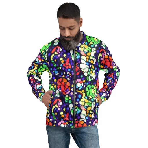 Bubble Fantasia on a Bomber Jacket