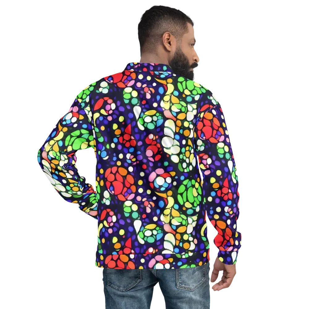 Bubble Fantasia on Bomber Jacket — Back