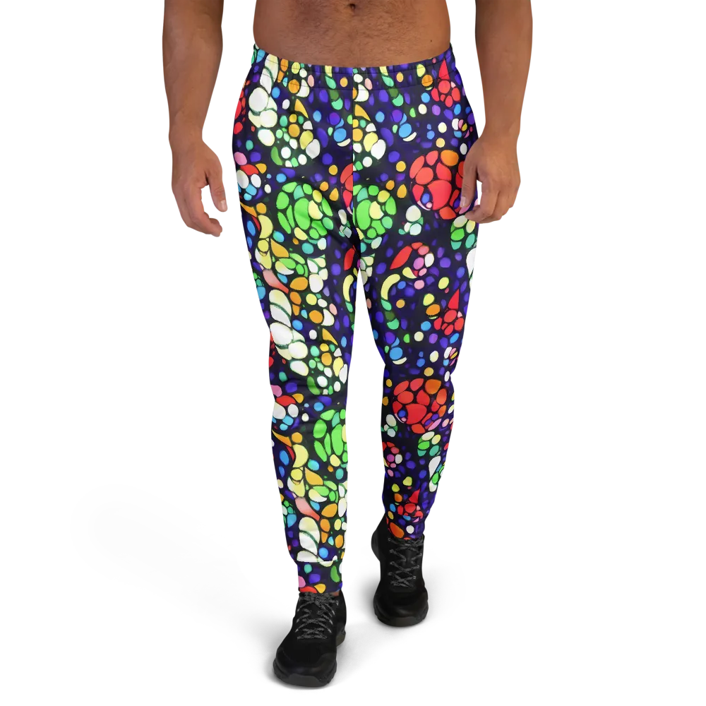 Bubble Fantasia on Men's Joggers — Front