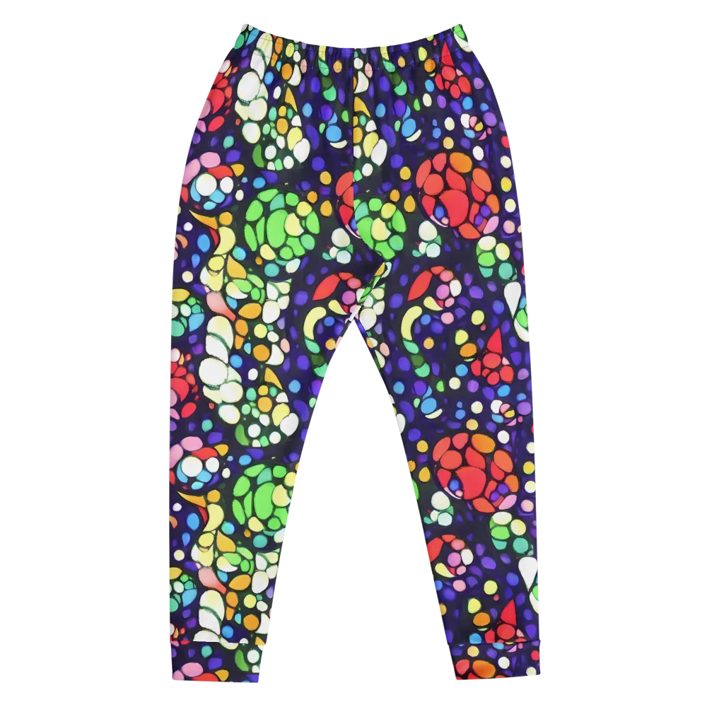 Bubble Fantasia on Men's Joggers — Front