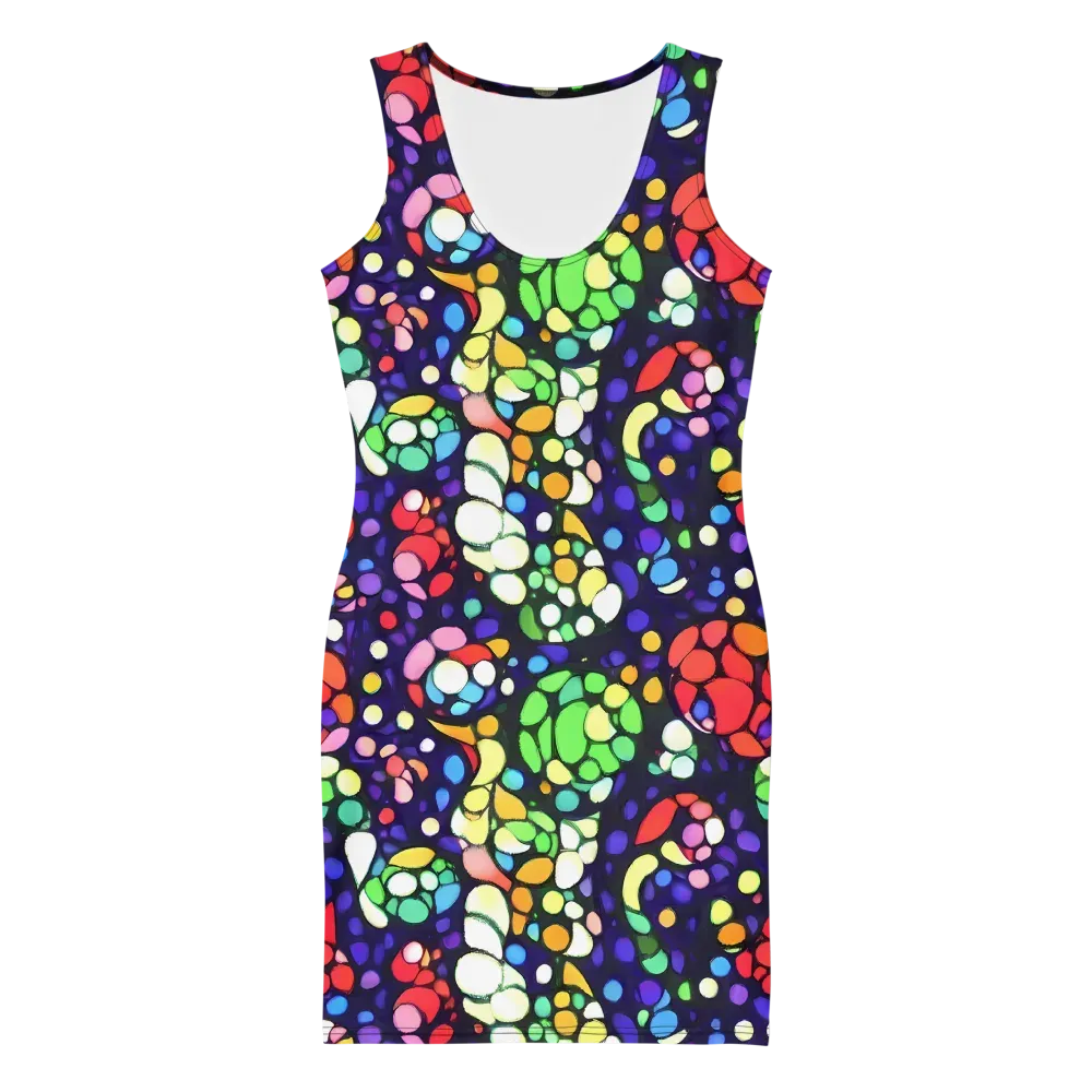 Bubble Fantasia on Bodycon Dress — Front
