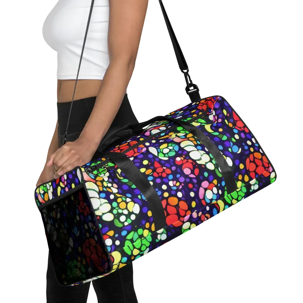 Bubble Fantasia on Duffle Bag — Front
