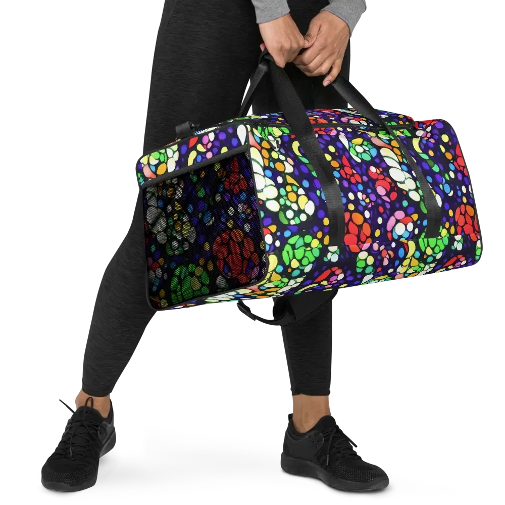 Bubble Fantasia on Duffle Bag — Right Front