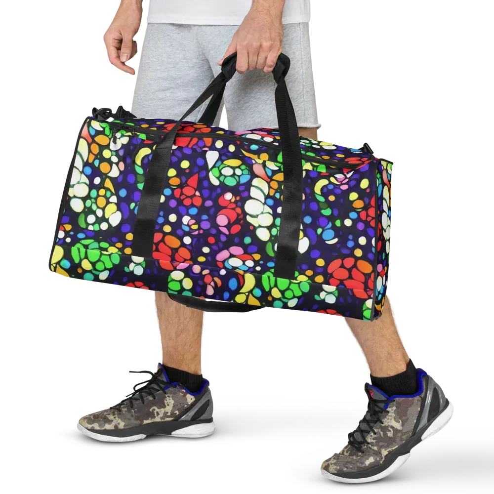 Bubble Fantasia on Duffle Bag — Front