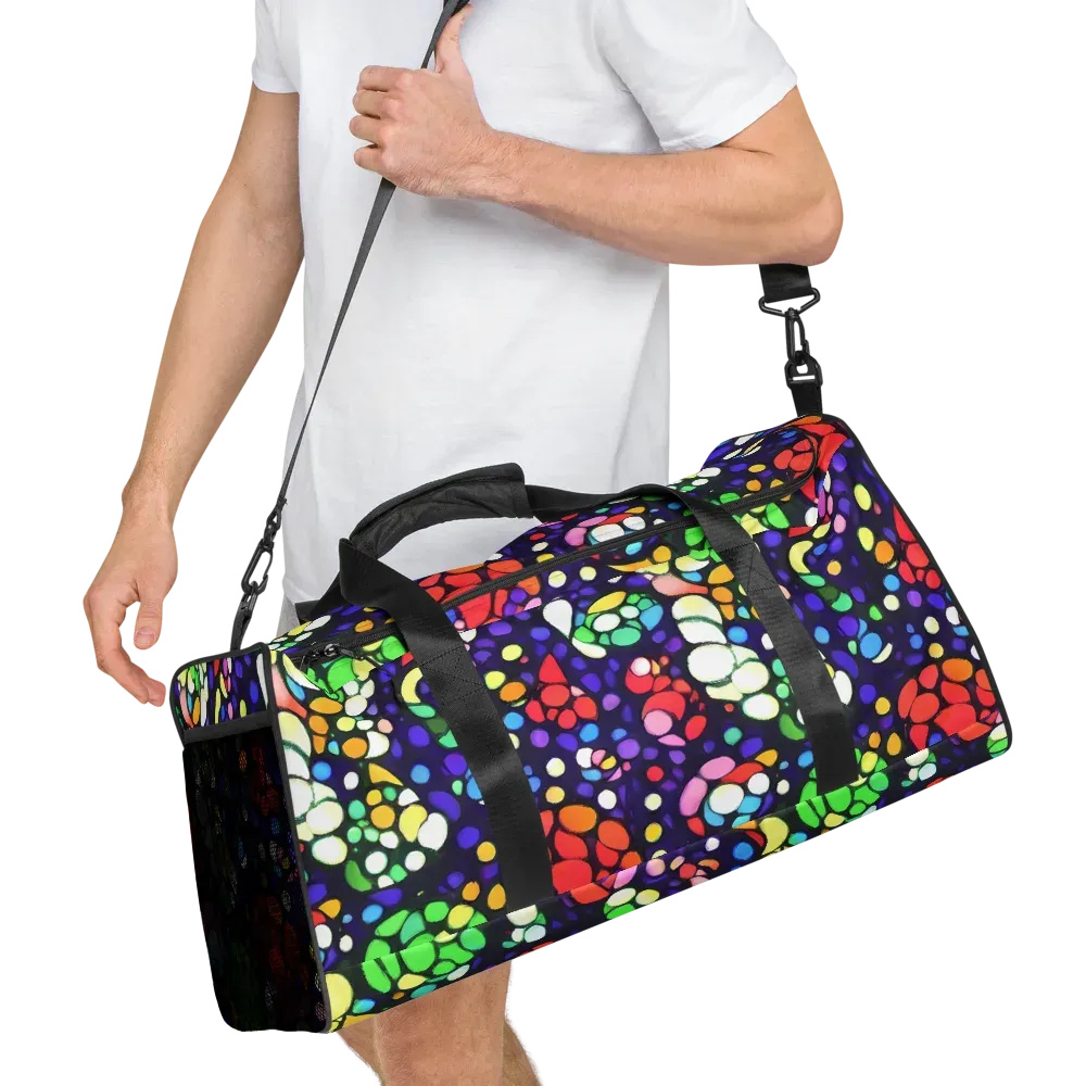 Bubble Fantasia on Duffle Bag — Right Front