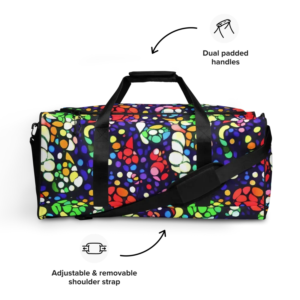 Bubble Fantasia on Duffle Bag — Front