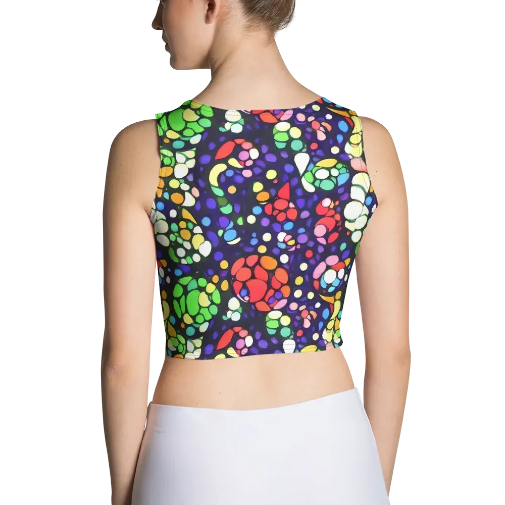 Bubble Fantasia on Crop Top — Back