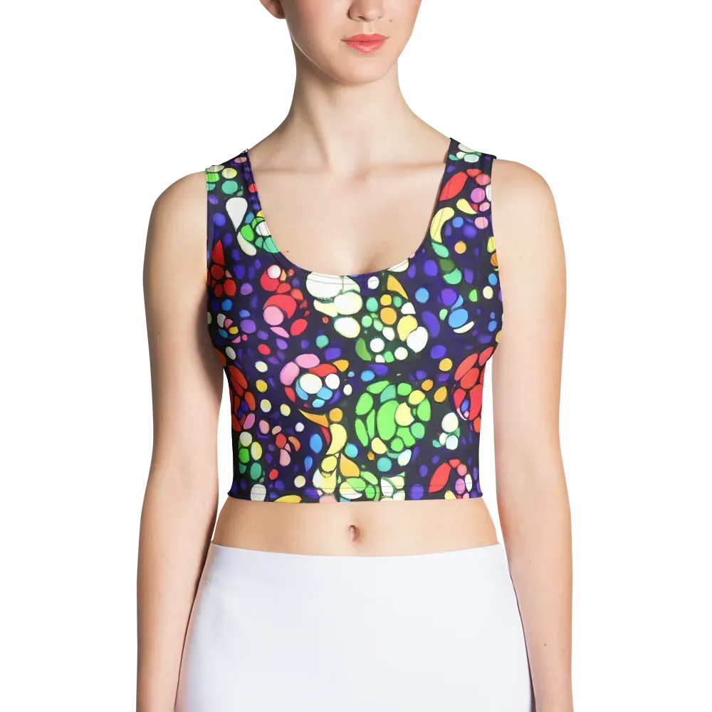 Bubble Fantasia on Crop Top — Front