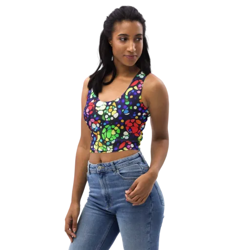 Bubble Fantasia on a Crop Top