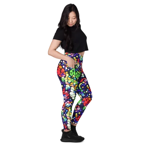 Bubble Fantasia on a Leggings with Pockets
