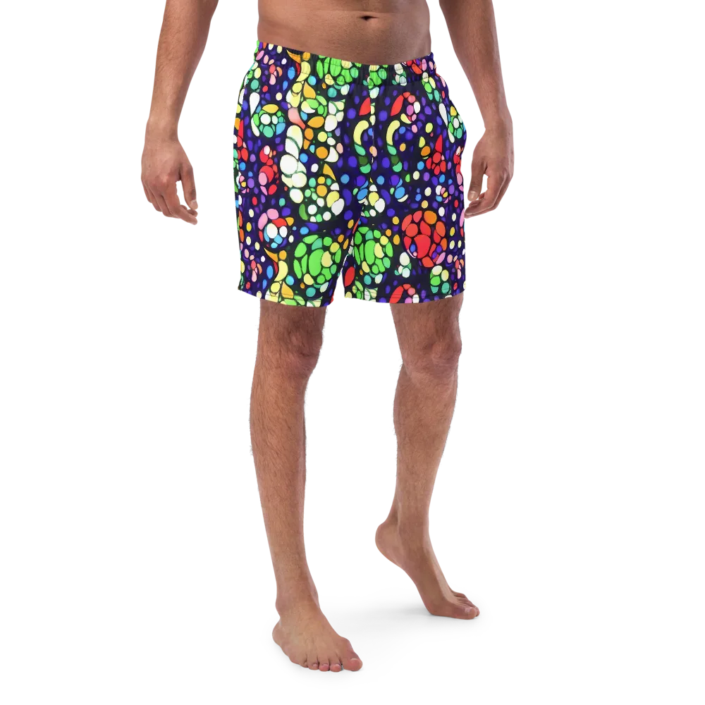 Bubble Fantasia on Swim Trunks — Front