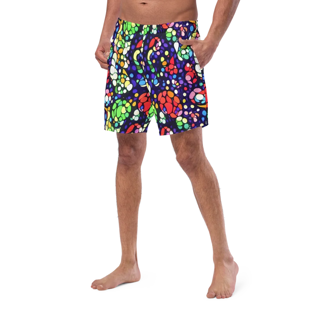 Bubble Fantasia on Swim Trunks — Left Front