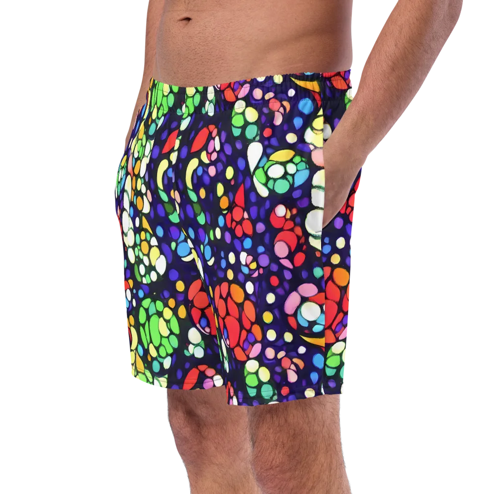 Bubble Fantasia on Swim Trunks — Left Front