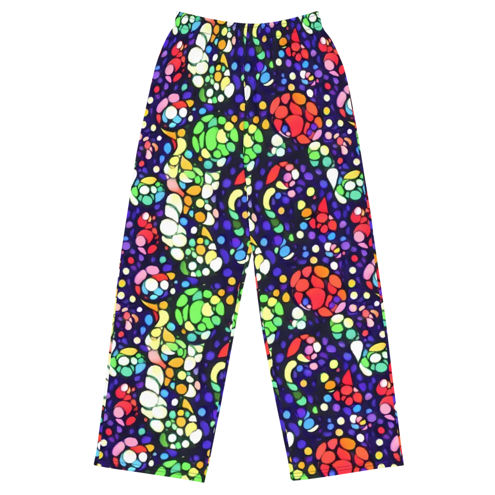 Bubble Fantasia on Wide-Leg Pants — Front