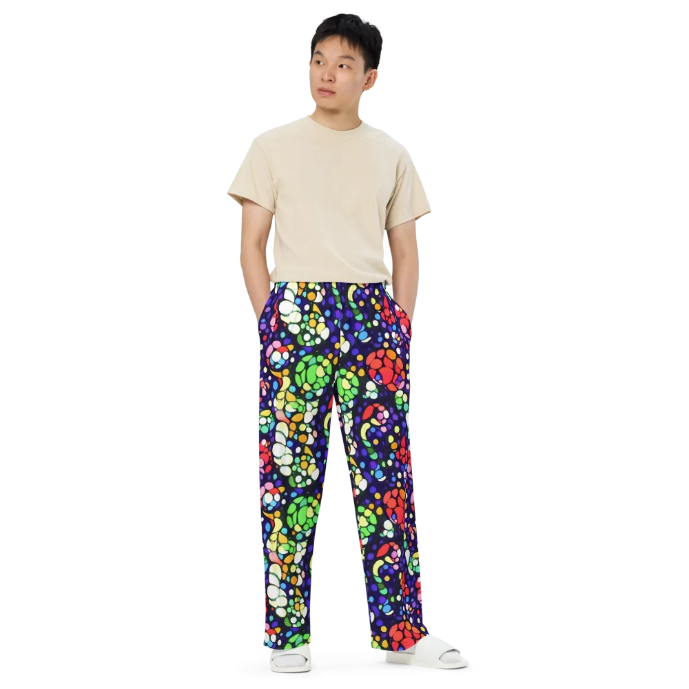 Bubble Fantasia on Wide-Leg Pants — Front