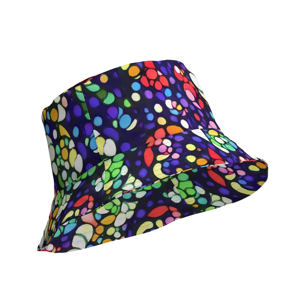 Bubble Fantasia on Reversible Bucket Hat — Product details Outside
