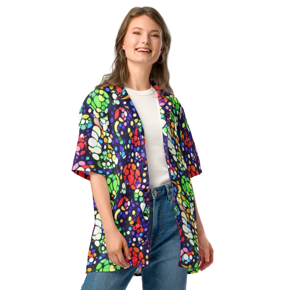 Bubble Fantasia on Button Shirt — Front