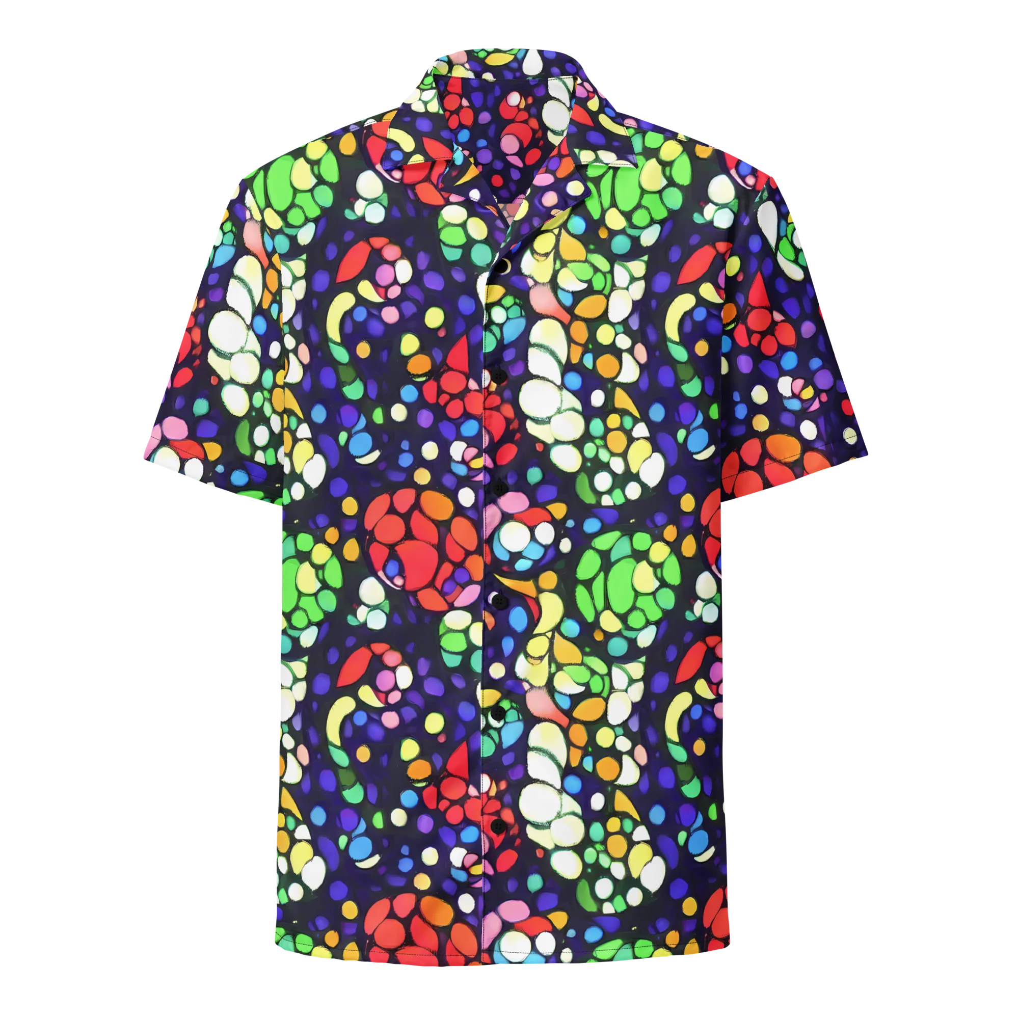 Bubble Fantasia on Button Shirt — Front