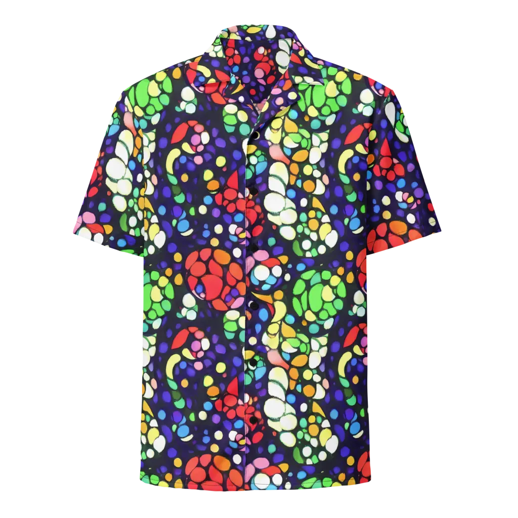 Bubble Fantasia on Button Shirt — Front