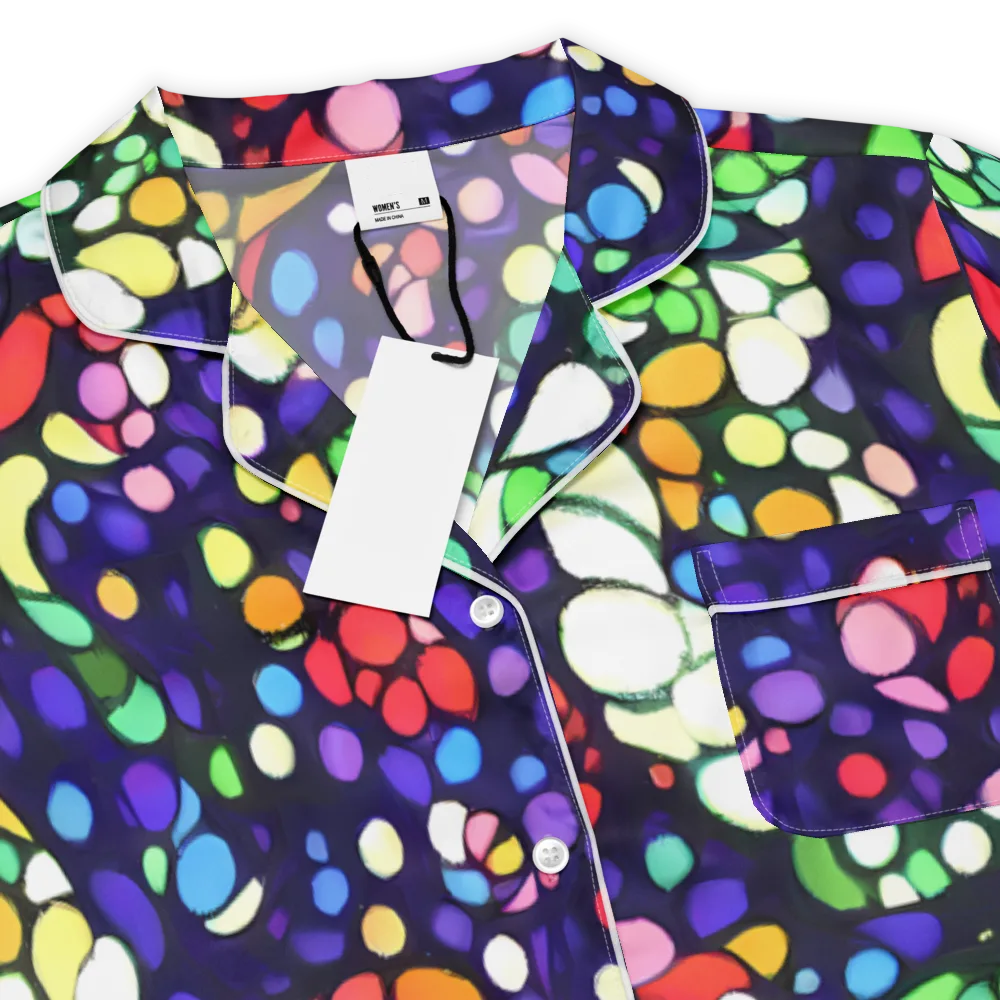 Bubble Fantasia on Women's Short Sleeve Pajama Top — Product details