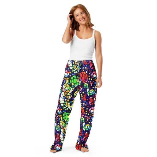 Bubble Fantasia on a Women's Pajama Pants
