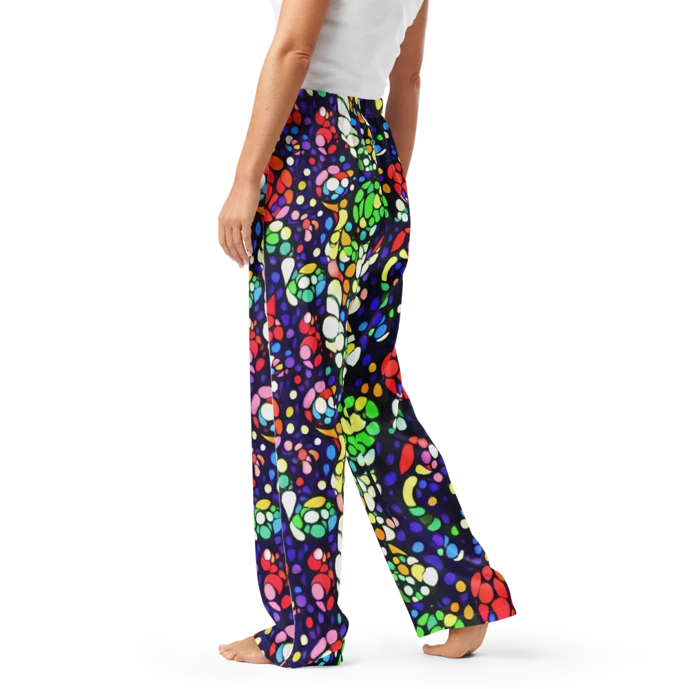 Bubble Fantasia on Women's Pajama Pants — Left