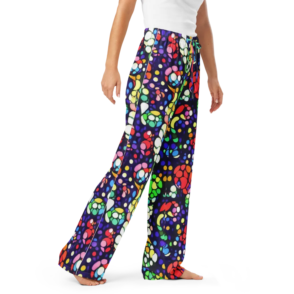 Bubble Fantasia on Women's Pajama Pants — Right Front