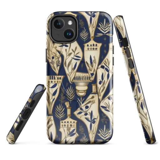 Navy Apothecary on a MagSafe Tough Case for iPhone®