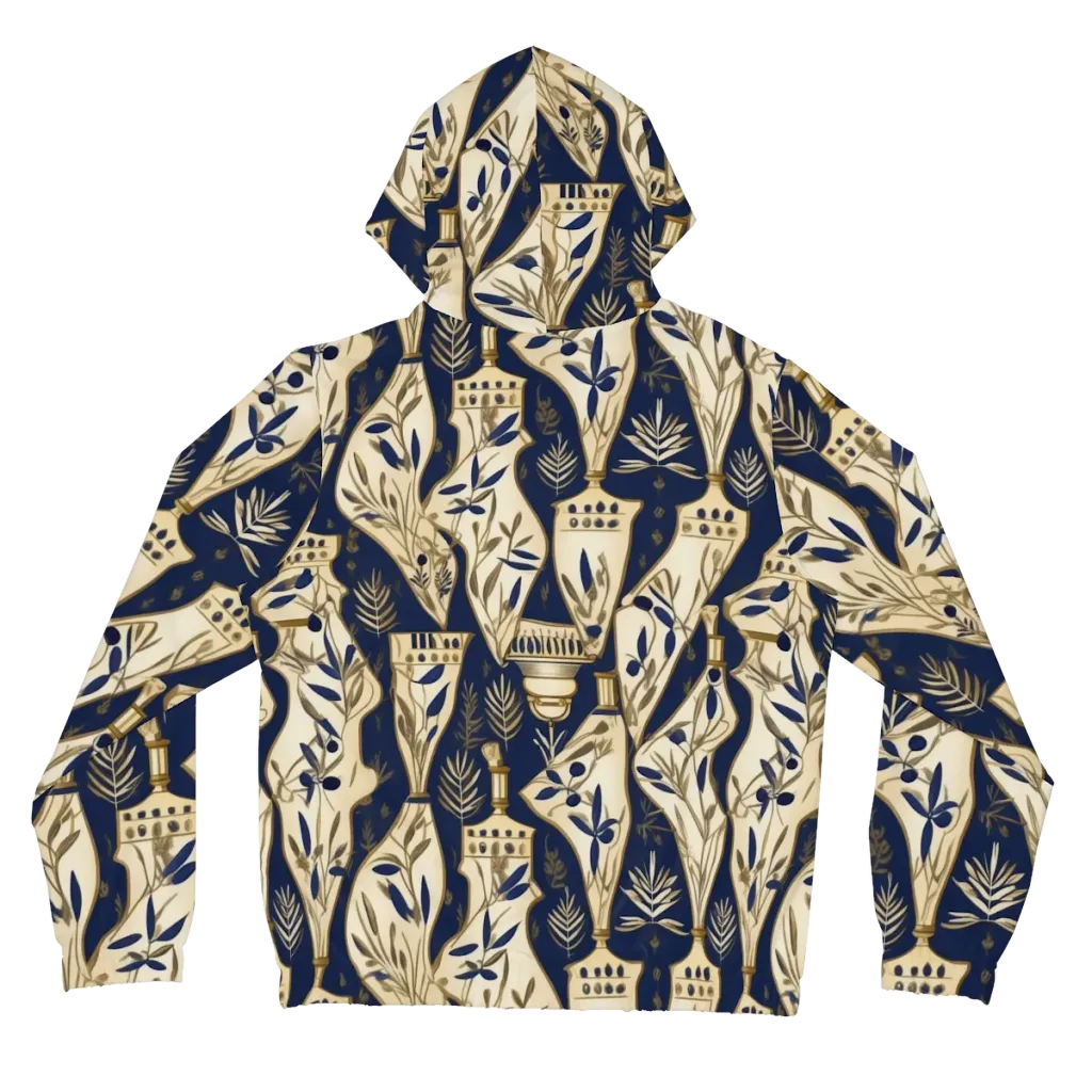 Navy Apothecary on Women's Full-Zip Hoodie — Back