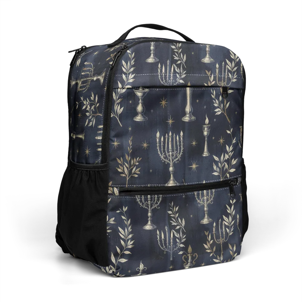 Midnight Candelabra on Utility Backpack — Right Front