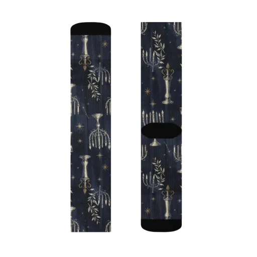 Midnight Candelabra on a Socks