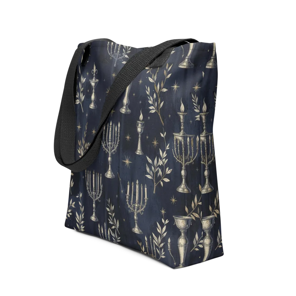 Midnight Candelabra on Tote Bag — Front