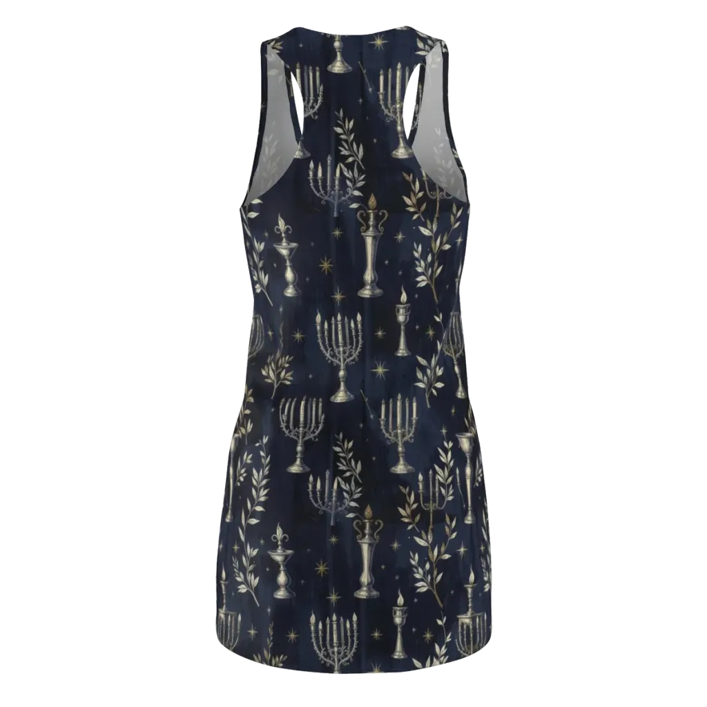Midnight Candelabra on Racerback Dress — Back