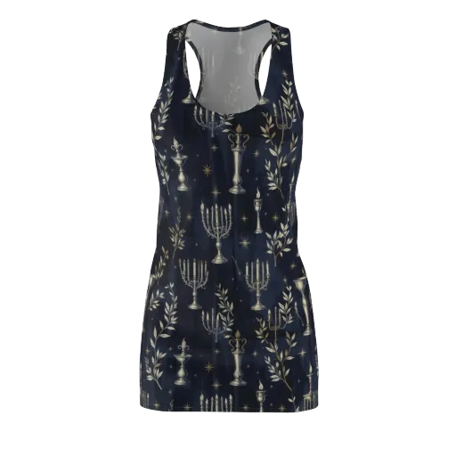 Midnight Candelabra on a Racerback Dress