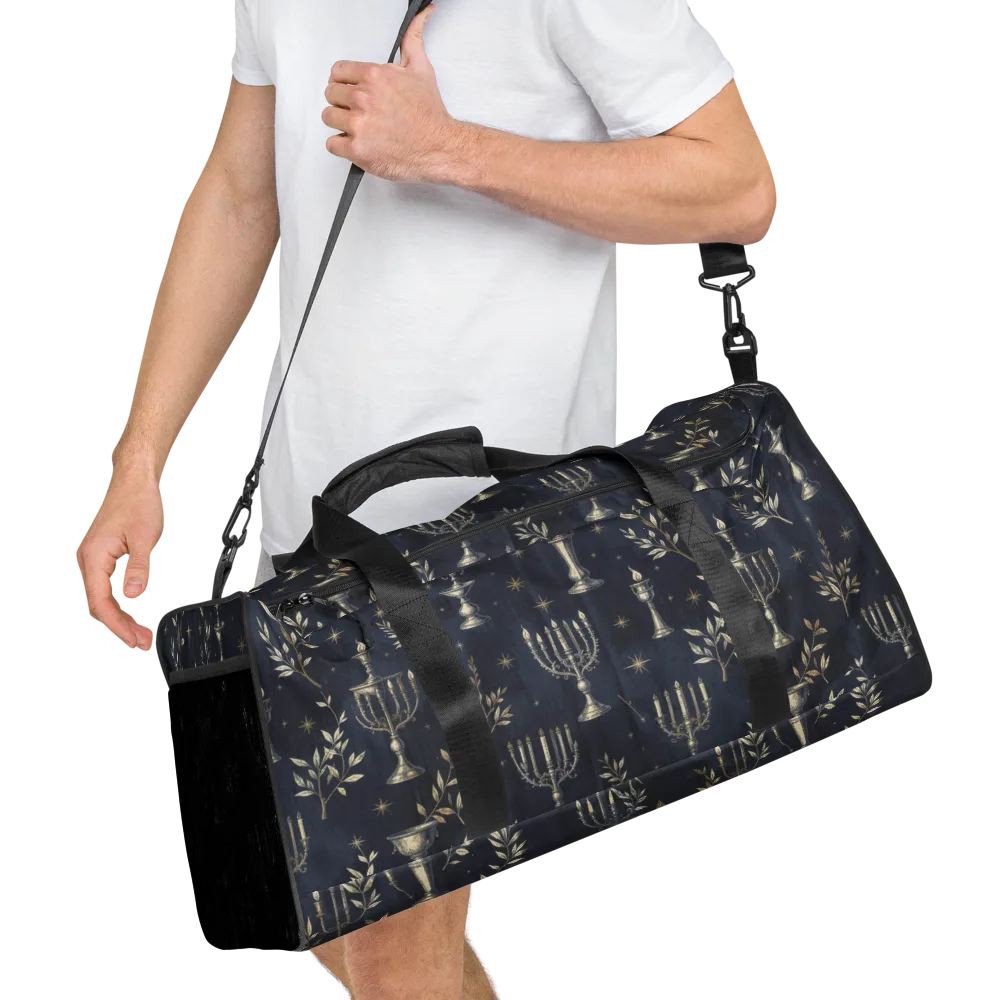 Midnight Candelabra on Duffle Bag — Right Front