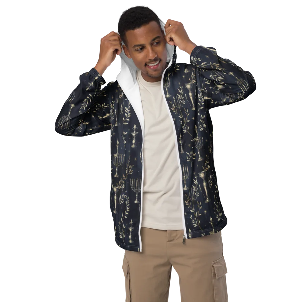 Midnight Candelabra on Men's Windbreaker — Front