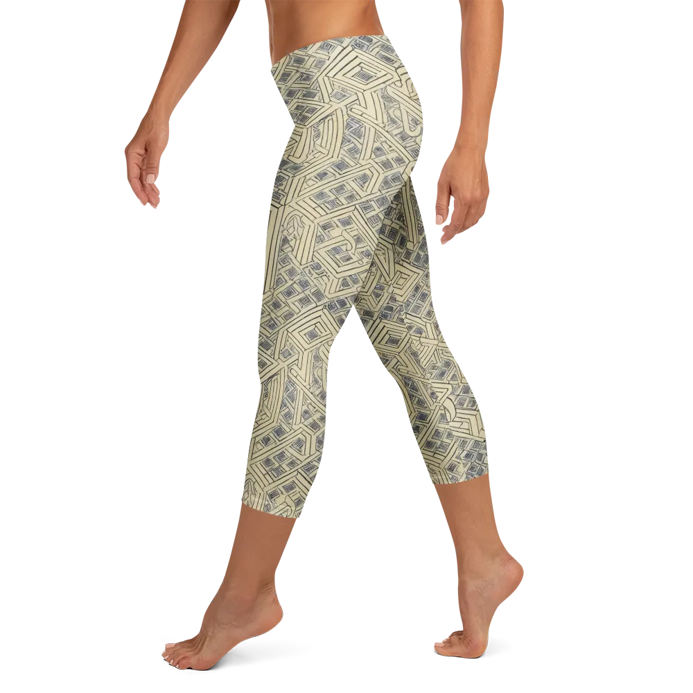 Isometric Archive on Capri Leggings — Left