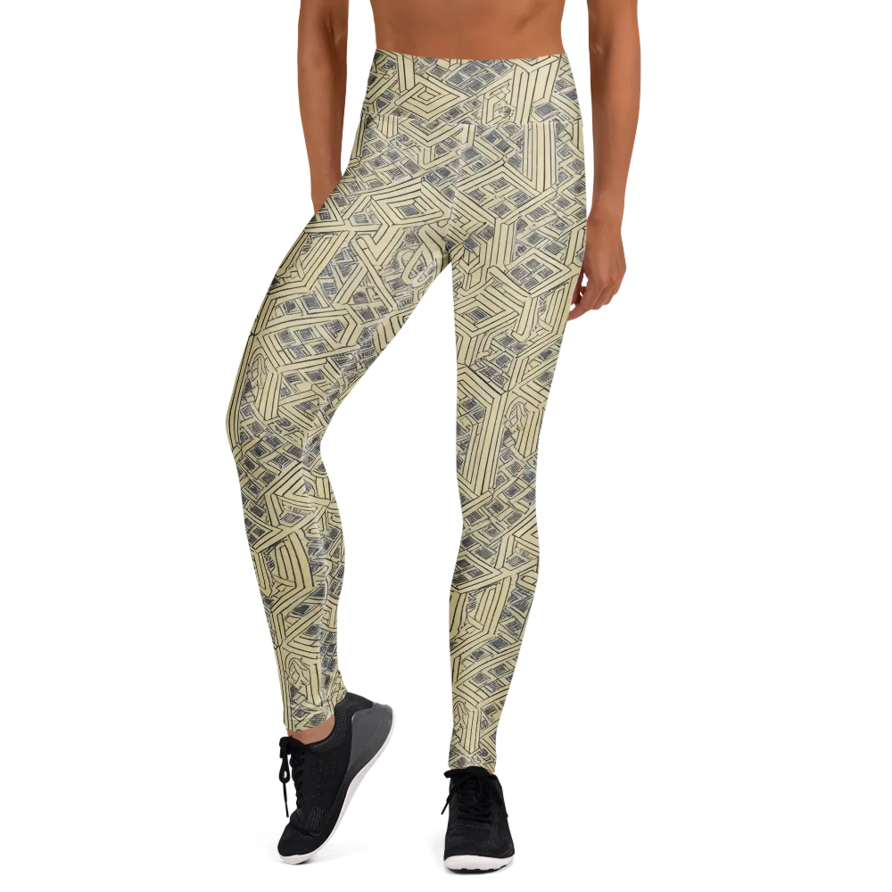 Isometric Archive on Yoga Leggings — Front