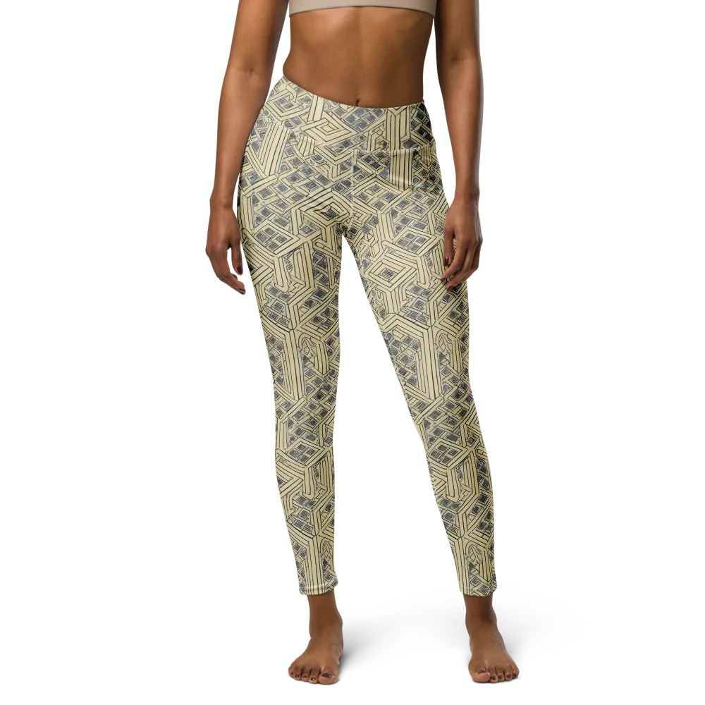 Isometric Archive on Yoga Leggings — Front