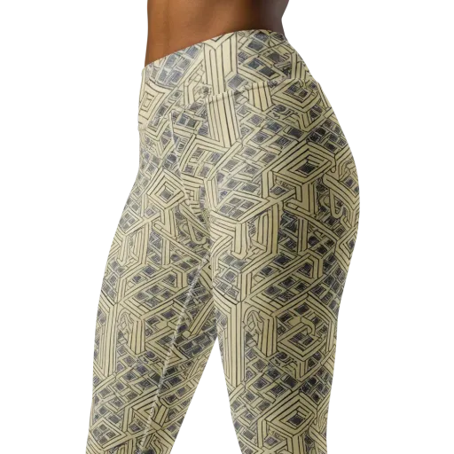 Isometric Archive on a Yoga Leggings