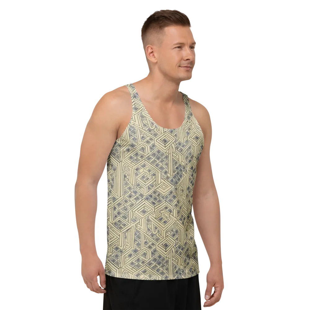 Isometric Archive on Men's Tank Top — Right Front