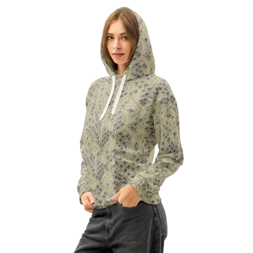 Isometric Archive on a Cotton Hoodie
