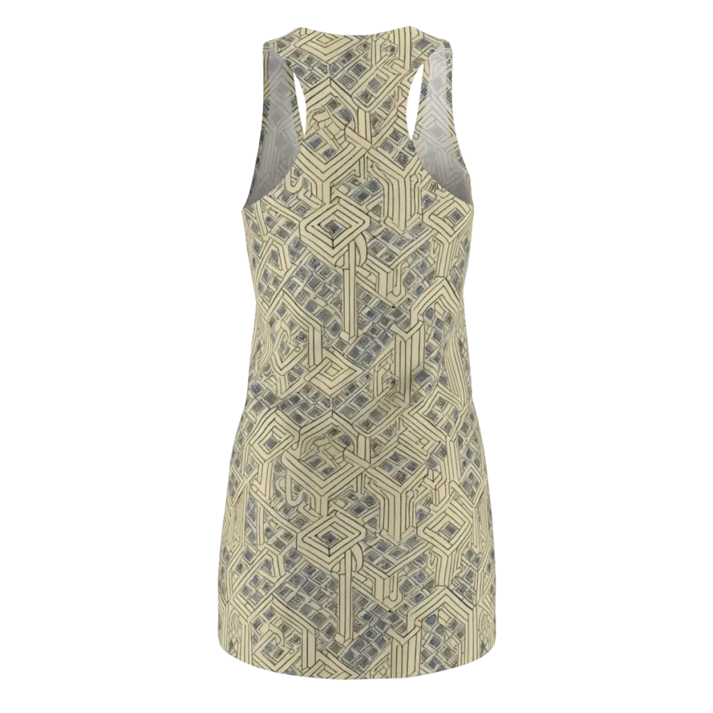 Isometric Archive on Racerback Dress — Back