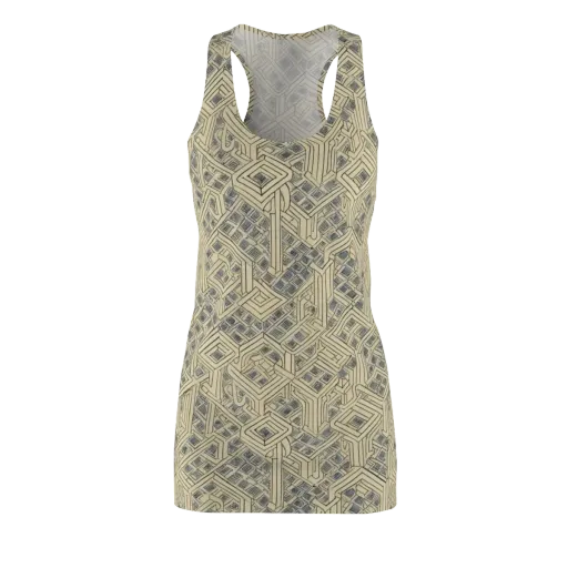 Isometric Archive on a Racerback Dress