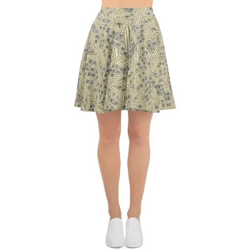 Isometric Archive on a Skater Skirt