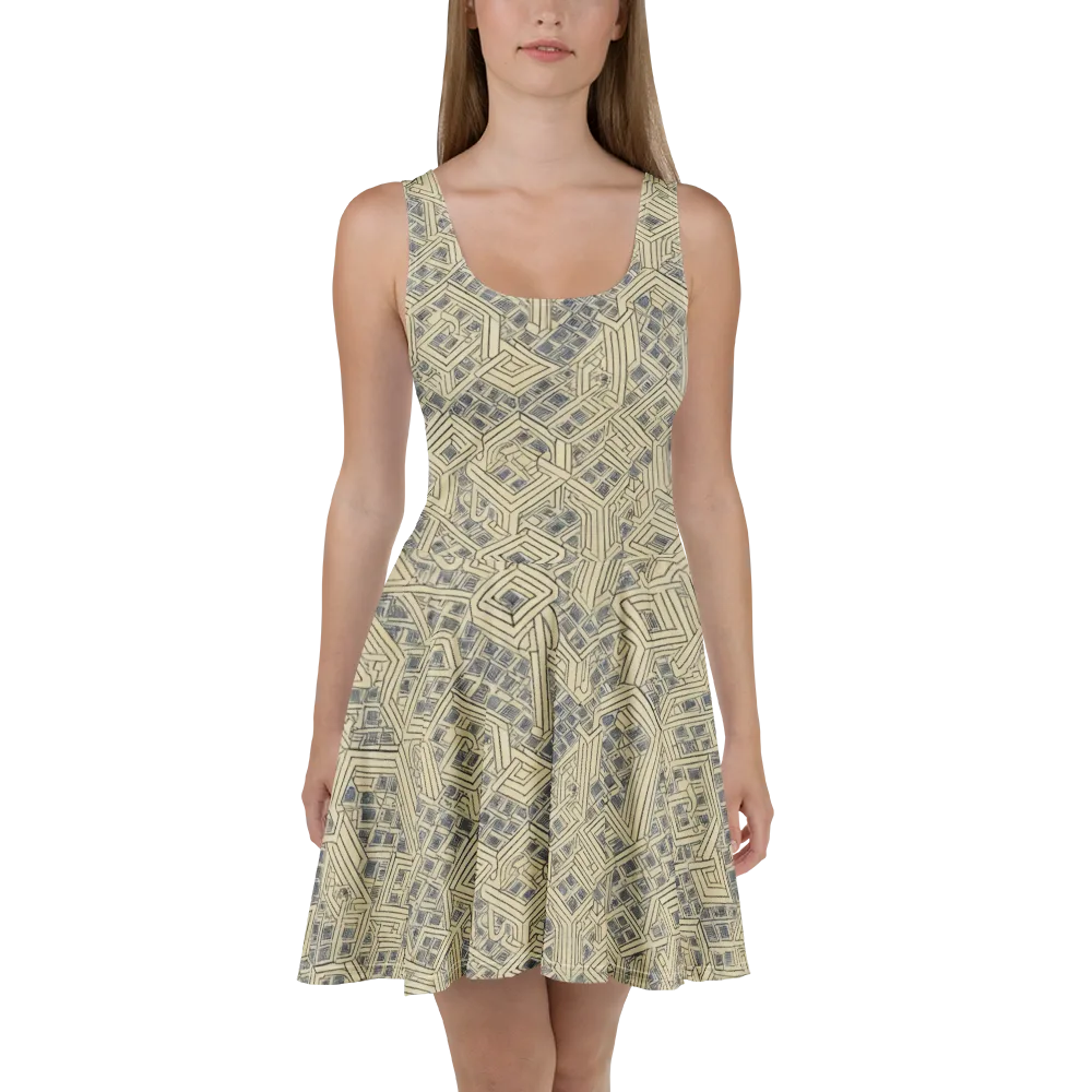 Isometric Archive on Skater Dress — Front