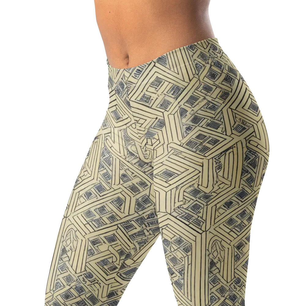 Isometric Archive on Leggings — Left Front