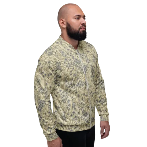 Isometric Archive on a Bomber Jacket